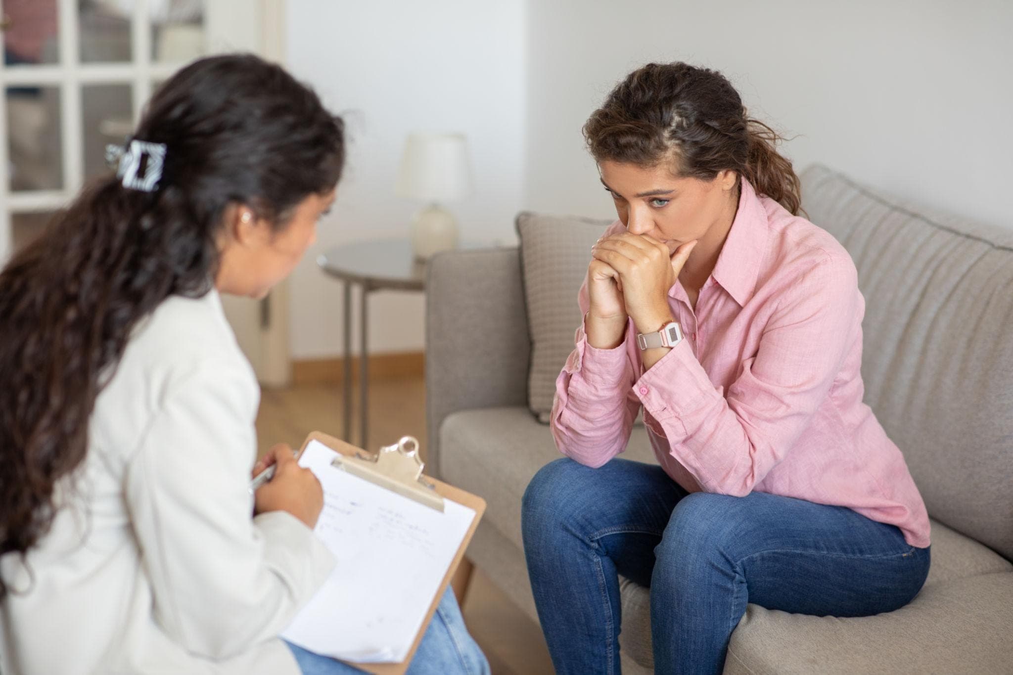 When Can Phobia Counseling Help phobia counseling and Person sitting with a counselor and openly discussing their fears.