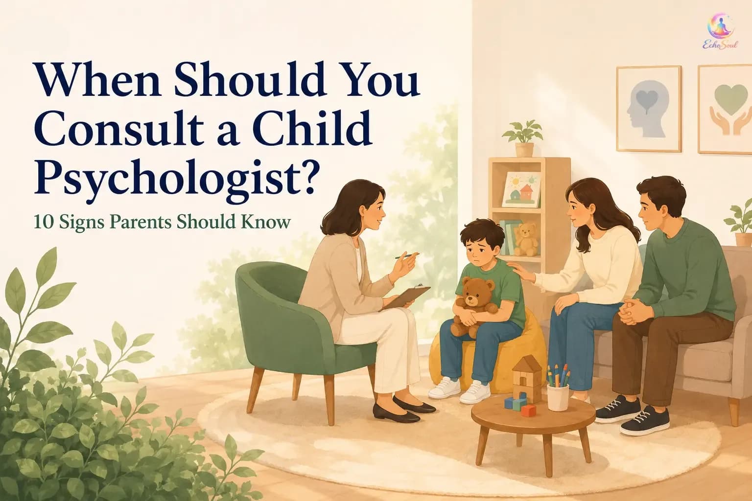 When Should You Consult a Child Psychologist? 10 Signs Parents Should Know  with child behavioral therapist